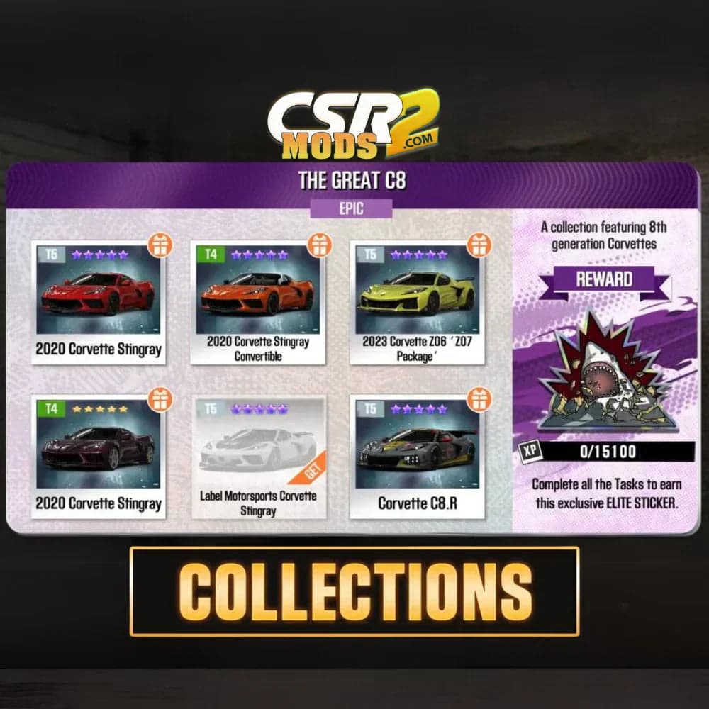 CSR2 The Great C8 CSR2 Collection