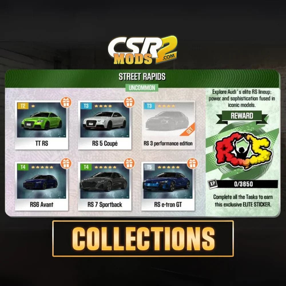 CSR2 Street Rapids CSR2 Collection