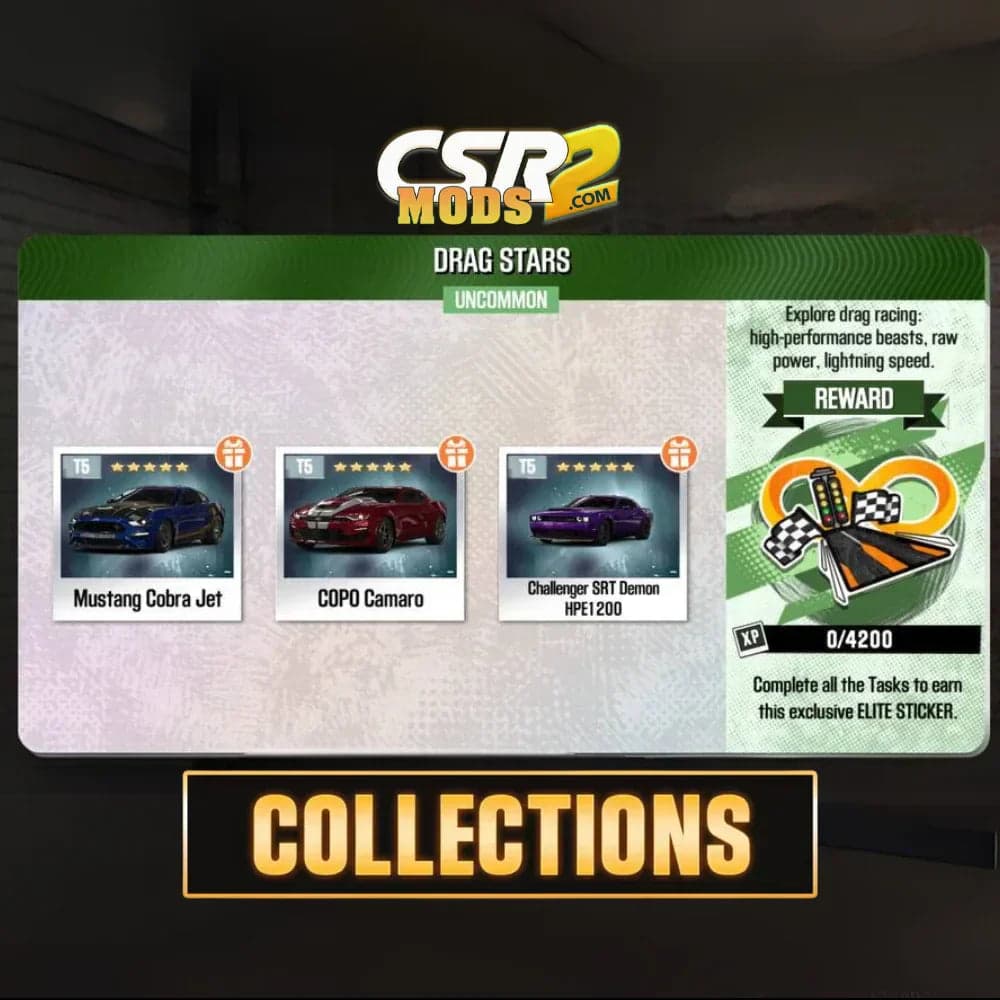 CSR2 Drag Racers Collection
