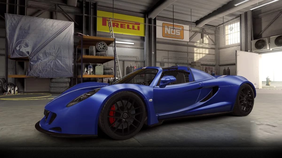 Hennessey Venom GT Spyder Gold