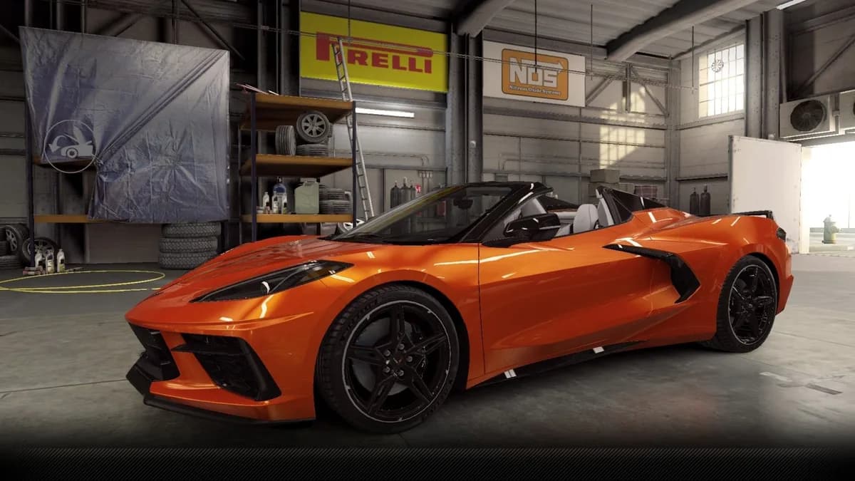 Chevrolet Corvette C8 Convertible (2020) — Maxed CSR2 Car SebringOrangeMetallicTintcoat
