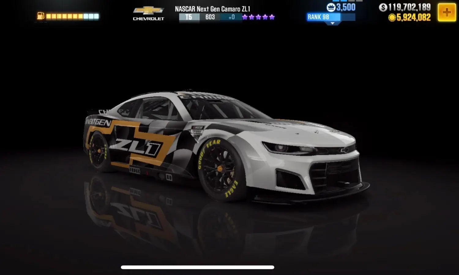 CSR2 NASCAR NEXT GEN CAMARO ZL1