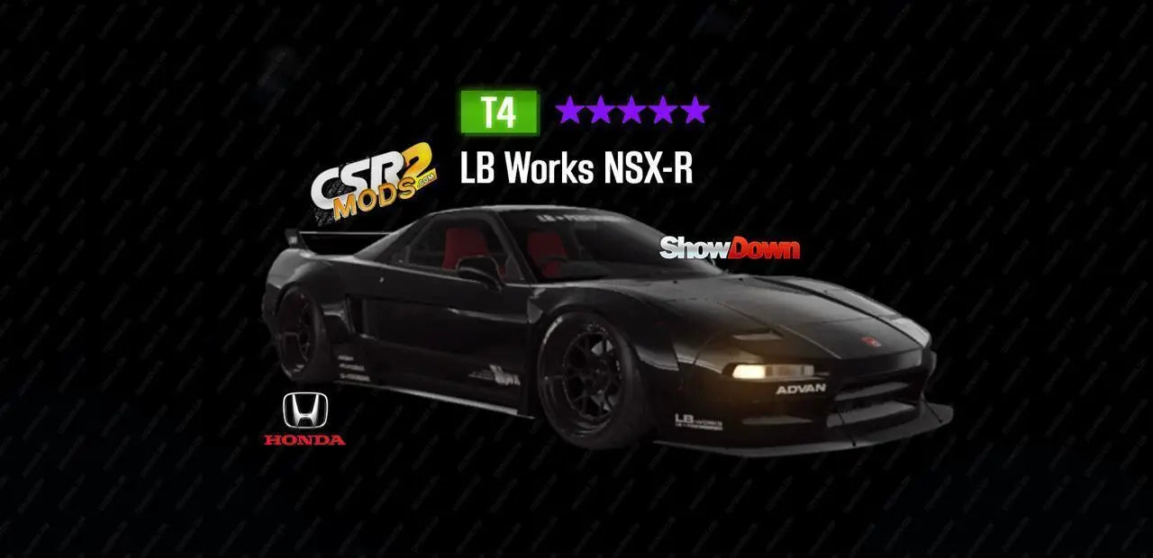 HONDA LB WORKS NSX-R (5 PURPLE STARS)