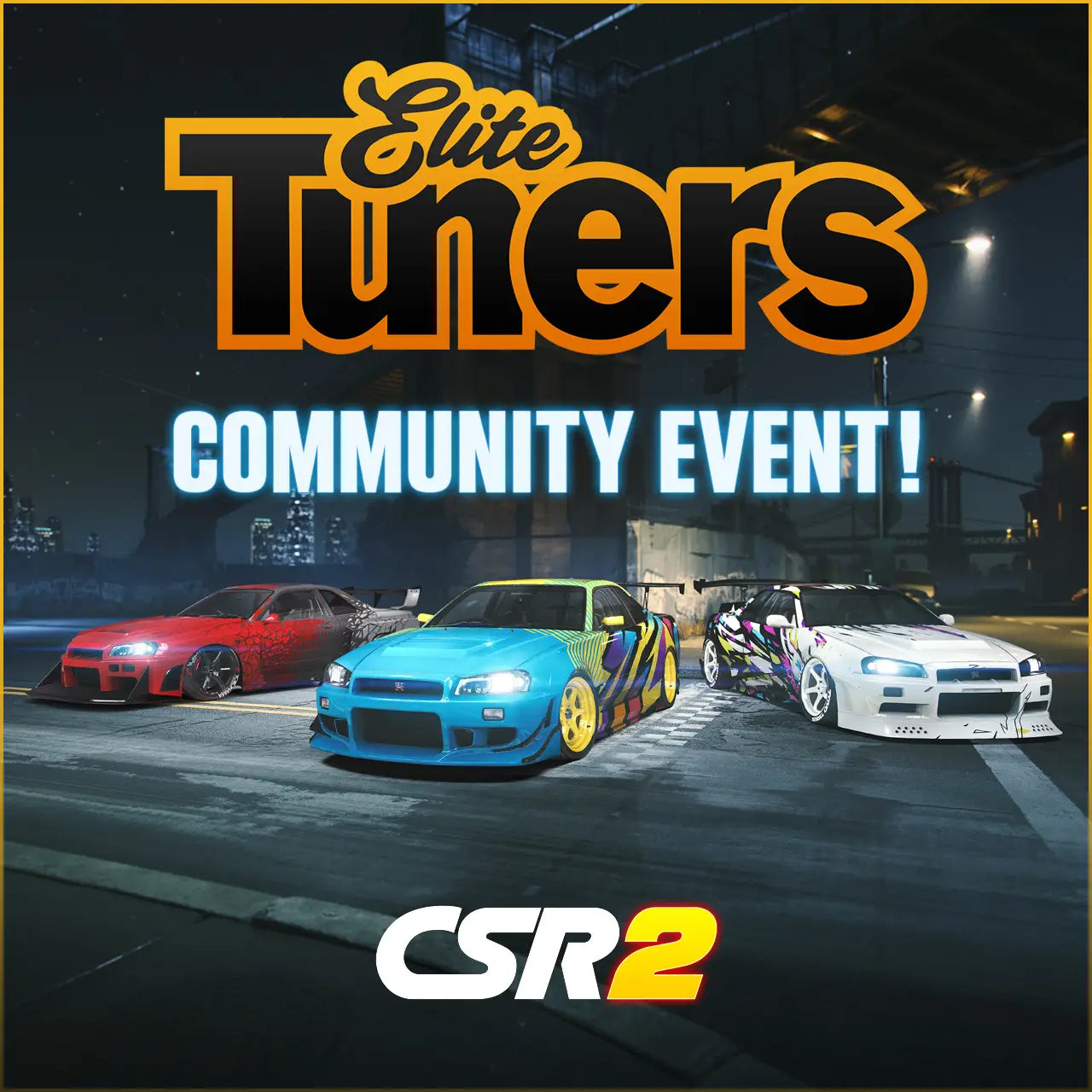 NISSAN SKYLINE GT-R (R34) = ELITE TUNER EVENT CSR2