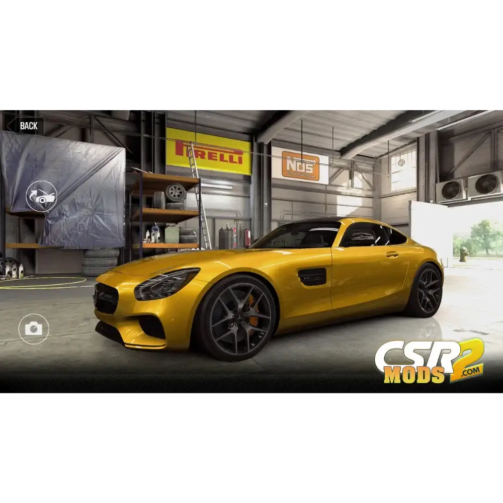 CSR2 AMG GT GOLD STAR’S - CSR RACING 2 MODS