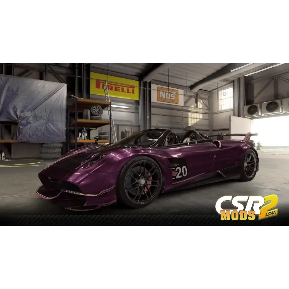 CSR2 HUAYRA ROADSTER BC ’DRAGO VIOLA EDITION’ PURPLE