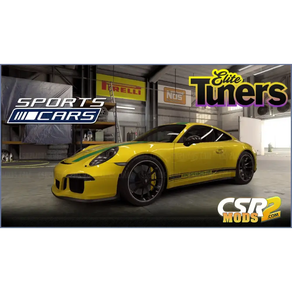 CSR2 911 R Gold Star’s - CSR RACING 2 MODS