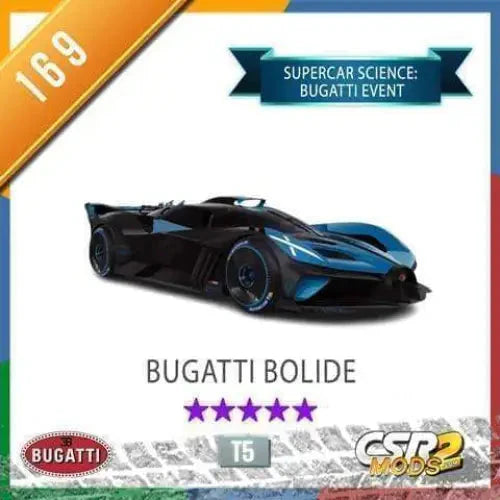 CSR2 Bugatti Bolide CSR2 CARS CSR2 MODS SHOP