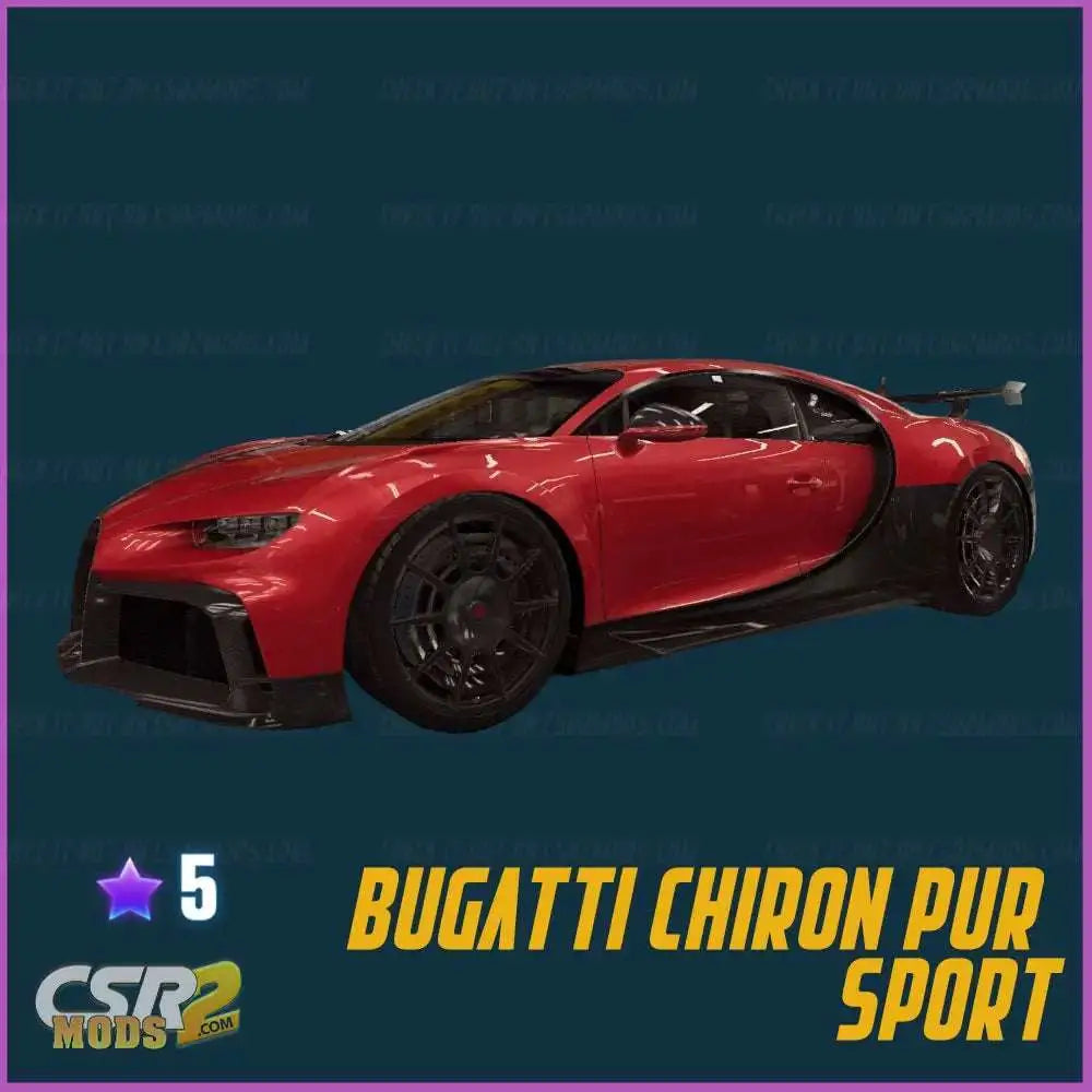 CSR2 Bugatti Chiron Pur Sport CSR2 CARS CSR2 MODS SHOP