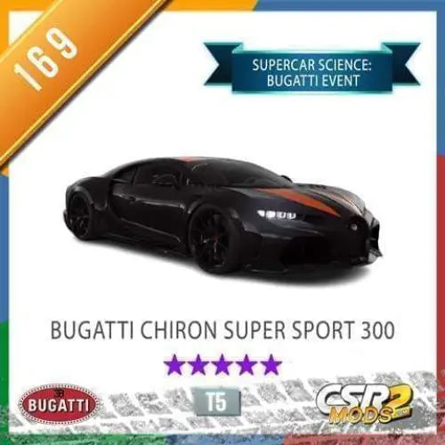 CSR2 Bugatti Chiron Super Sport 300 CSR2 CARS CSR2 MODS SHOP