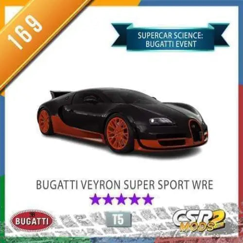 CSR2 Bugatti Veyron Super Sport World Record Edition CSR2 CARS CSR2 MODS SHOP