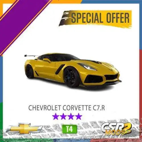 CSR2 Chevrolet Corvette C7.R CSR2 CARS CSR2 MODS SHOP