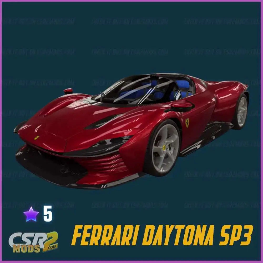 CSR2 Ferrari Daytona SP3 CSR2 CARS CSR2 MODS SHOP