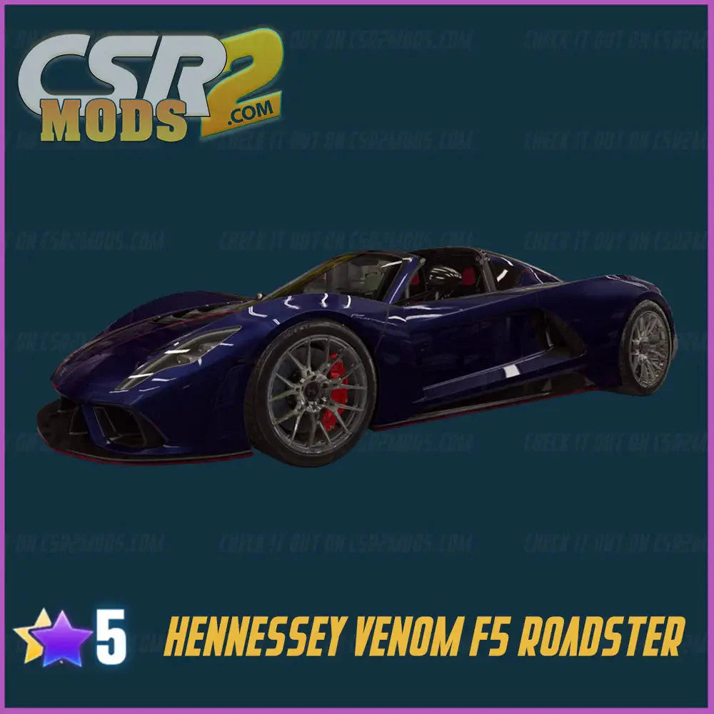CSR2 Hennessey Venom F5 Roadster - CSR2 IOS / CSR2 Stock Car