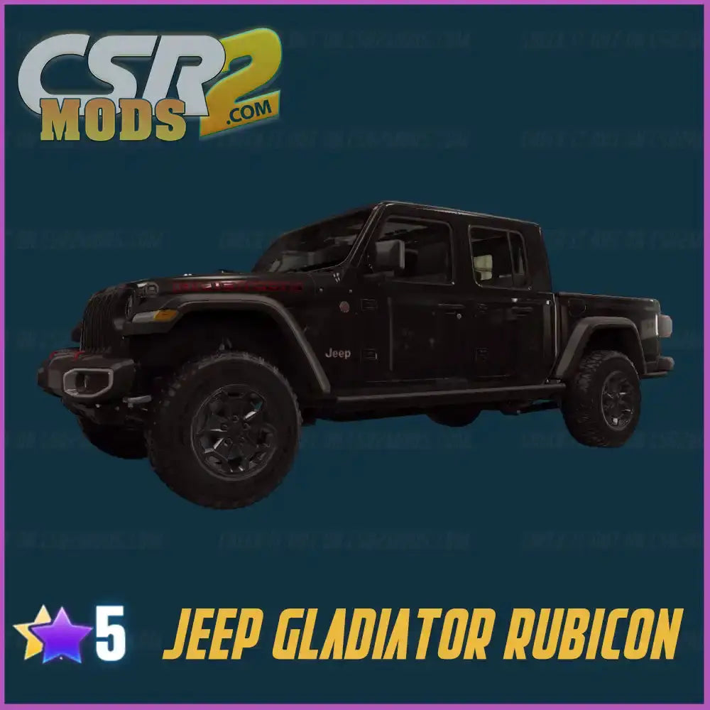 CSR2 Jeep Gladiator Rubicon - CSR2 Game Top Ups