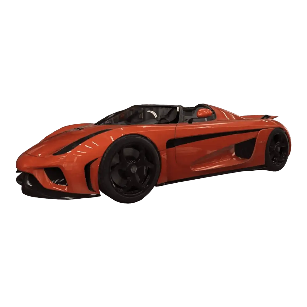 Photos of the koenigsegg regera I took in The Crew 2 (number 2 is