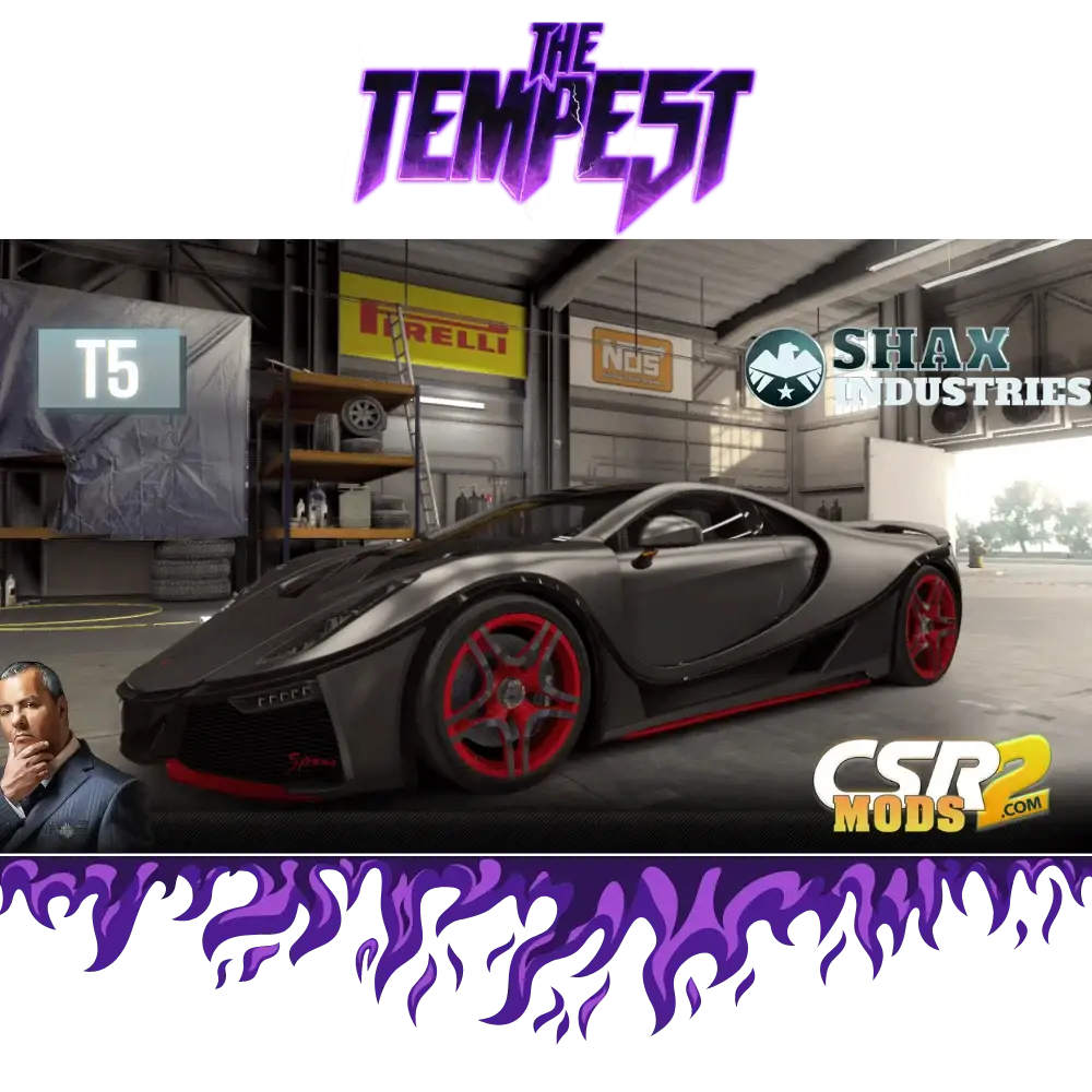 CSR2 Larry’s GTA Spano Purple Star’s - CSR RACING 2 MODS