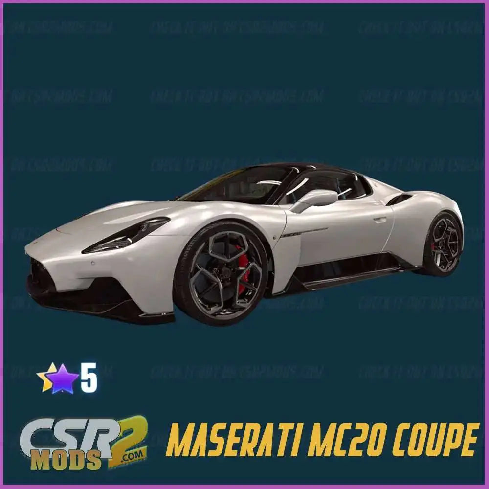 CSR2 Maserati MC20 Coupe CSR2 CARS CSR2 MODS SHOP