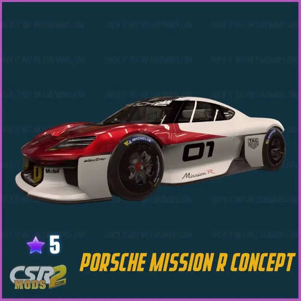 CSR2 Porsche Mission R Concept CSR2 CARS CSR2 MODS SHOP