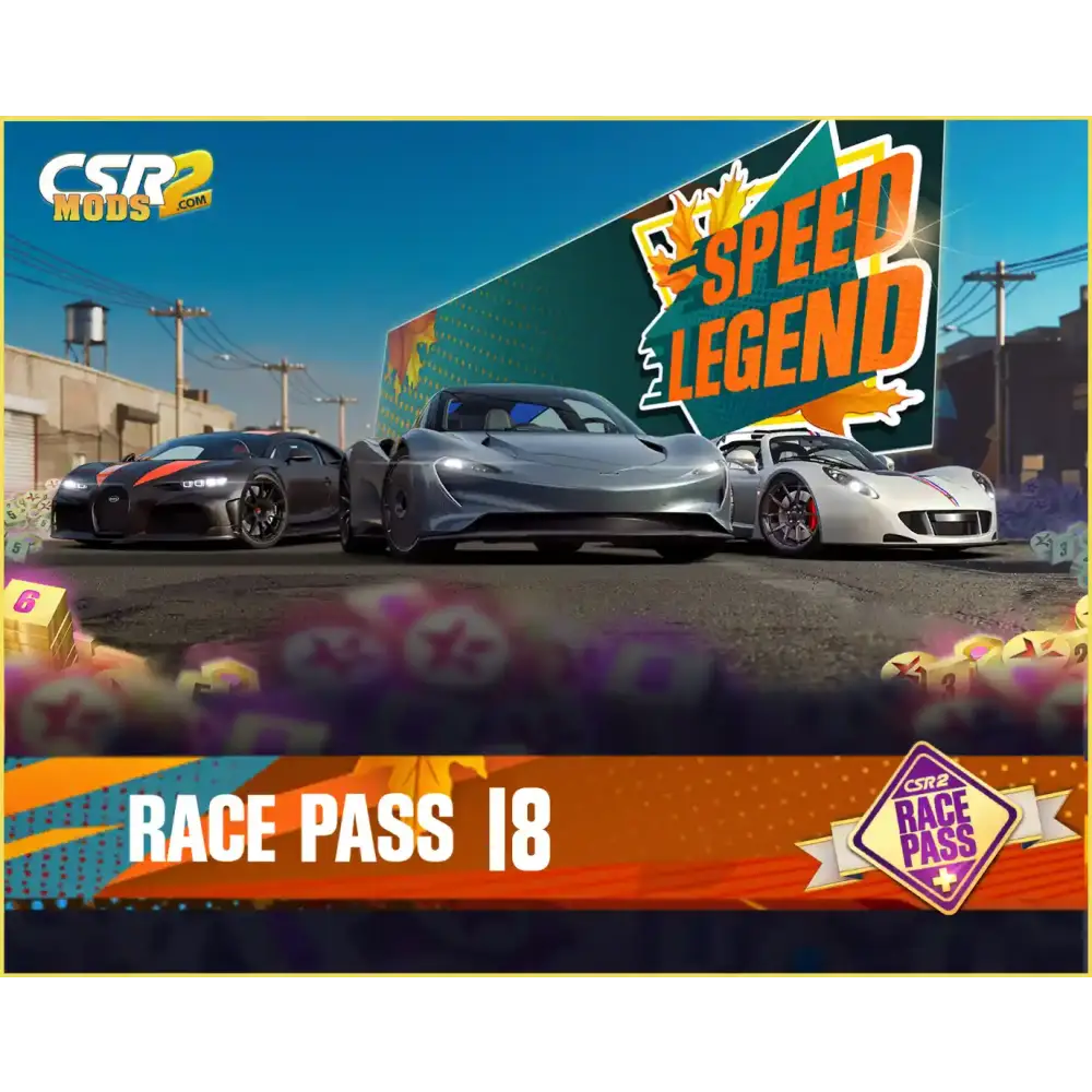 CSR2 Race Pass Season 18 Premium - CSR RACING 2 MODS