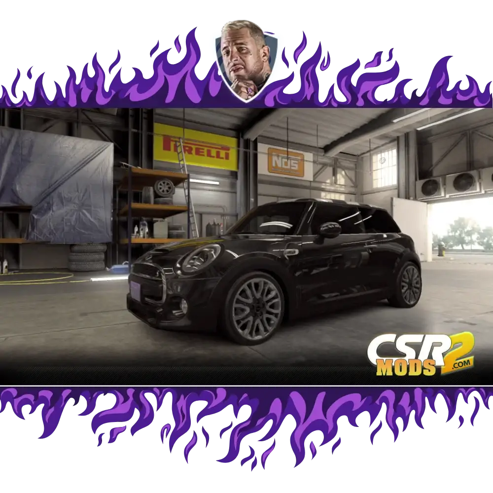CSR2 Rico’s Cooper S Purple Star’s - CSR RACING 2 MODS