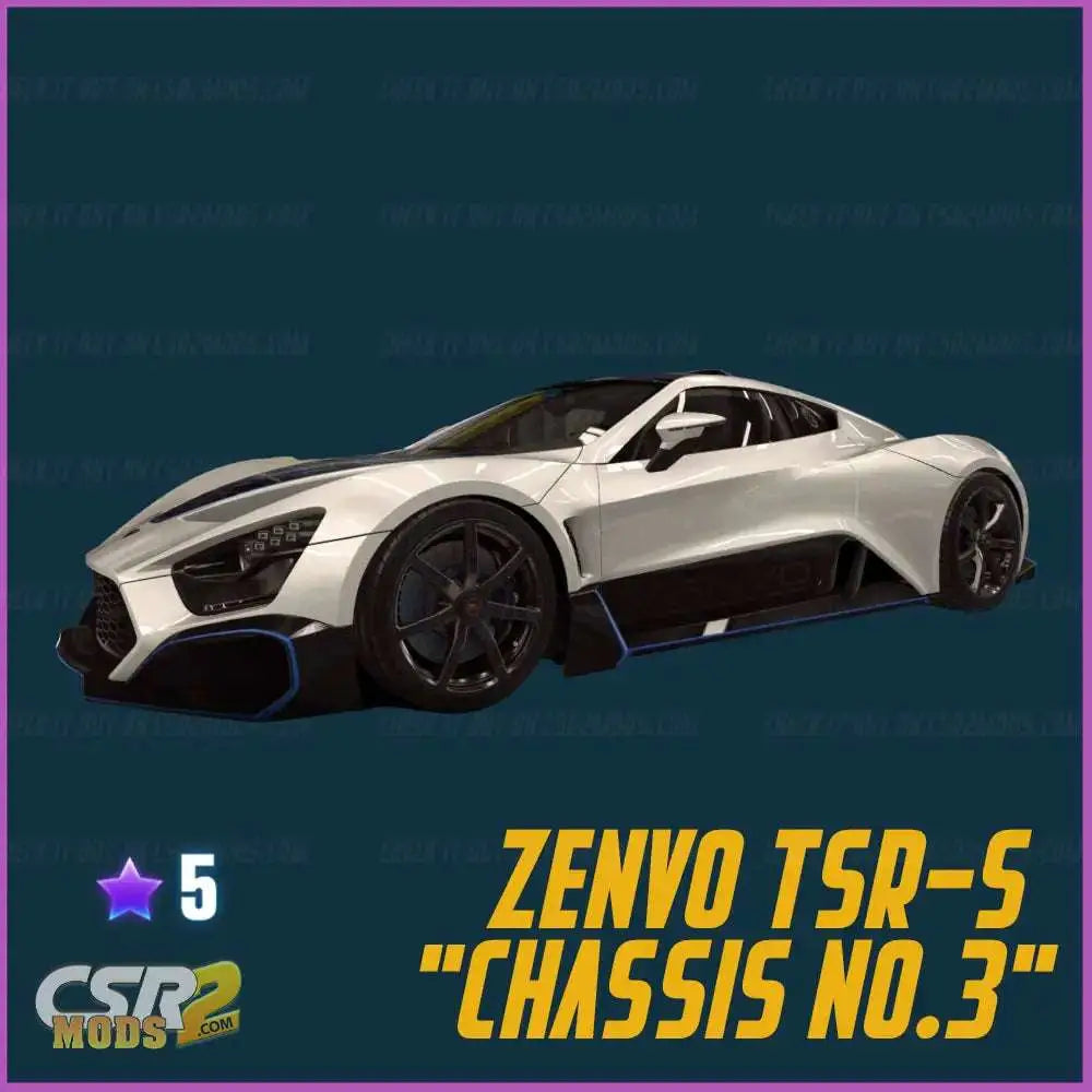 CSR2 Zenvo TSR-S “Chassis No.3” CSR2 CARS CSR2 MODS SHOP