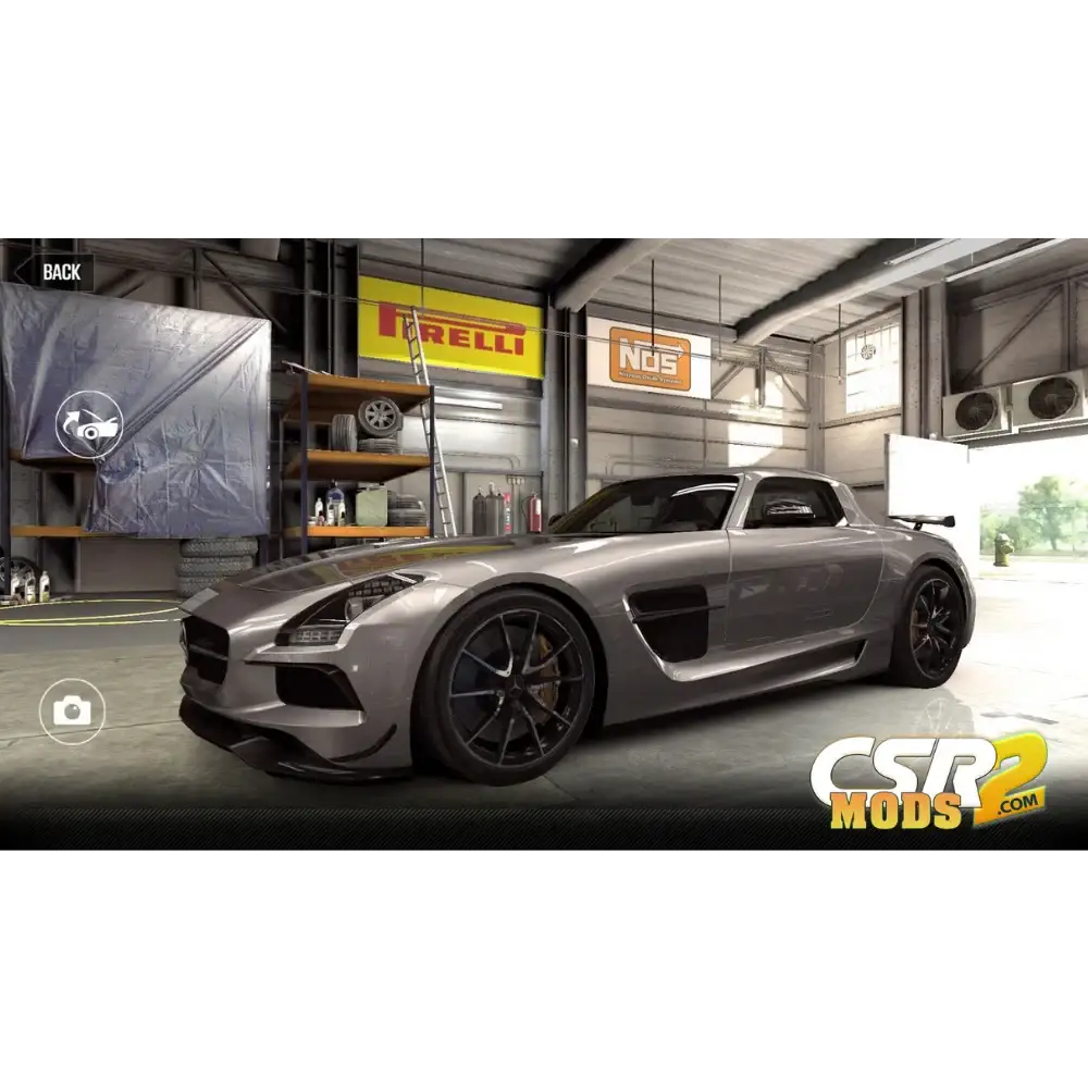 CSR2 SLS AMG BLACK SERIES GOLD STAR’S - CSR RACING 2 MODS