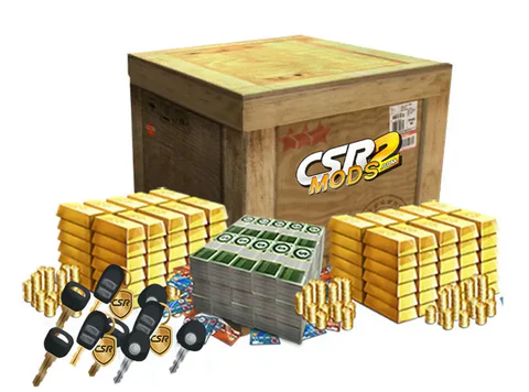CSR2 top-up packages - cash, gold, keys, fusion parts and elite tuner tokens