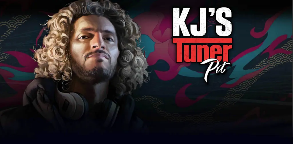 KJ’s Tuner Pit banner with KJ, who runs the pit in CSR2