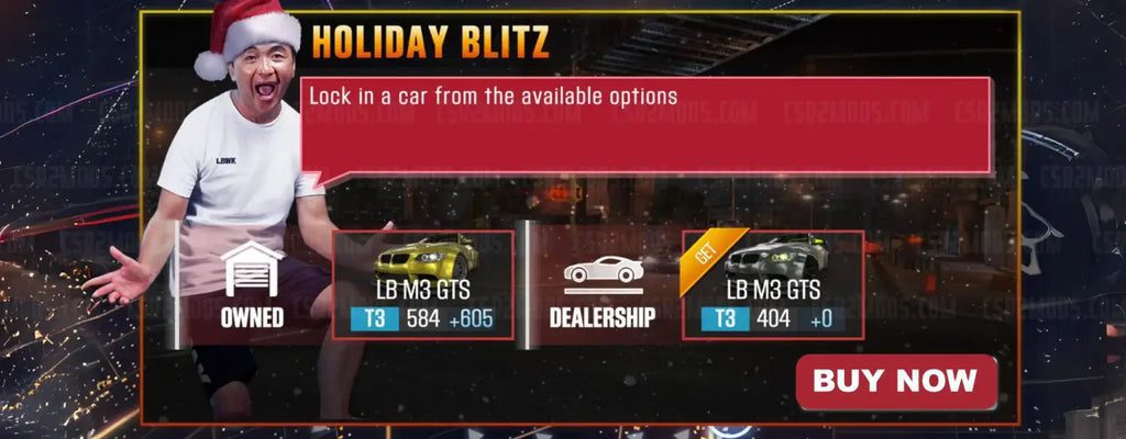 UNVEILING THE CSR RACING 2 CHRISTMAS EVENT 2023: CSR2 Mods