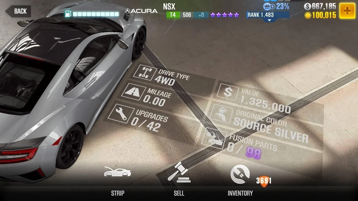 Acura Tej's NSX CSR2 fusion parts and tune setup