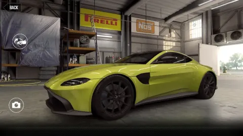 Aston Martin Vantage V8 (2018) - Maxed CSR2 Car LimeEssence