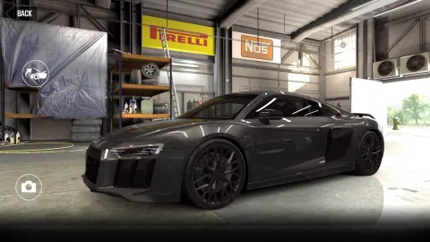 Audi R8V10 Plus Coupe (2016) - Maxed CSR2 Car DaytonaGray