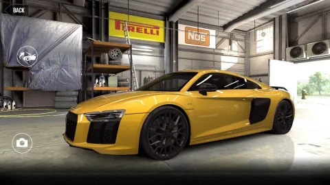 Audi R8V10 Plus Coupe (2016) - Maxed CSR2 Car VegasYellow