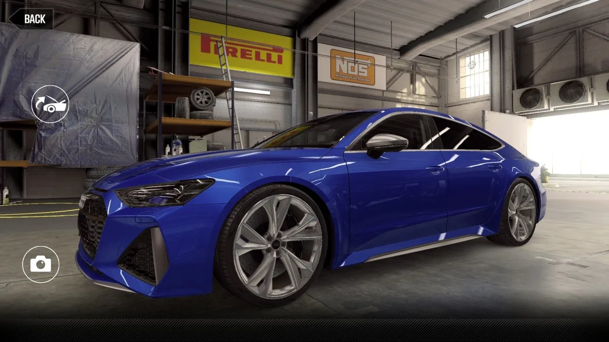 Audi RS7 Sportback in Ultra Blue