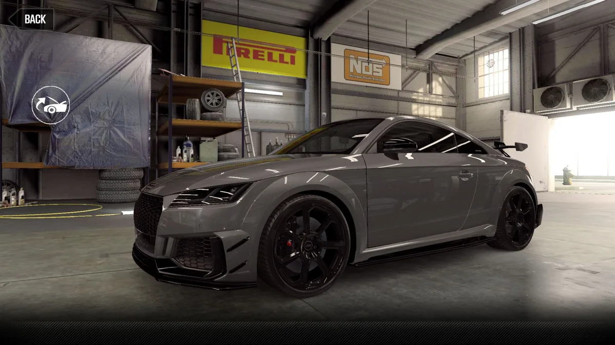 Audi TT RS Coupe iconic edition in NardoGray