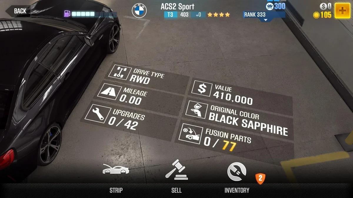 BMW M2 by AC Schnitzer CSR2 fusion parts and upgrade breakdown, tier 3 gold star car
