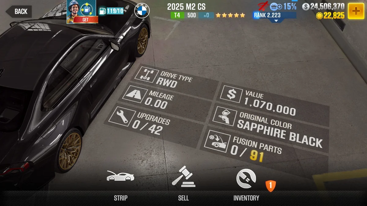 BMW 2025 M2 CS CSR2 fusion parts and tune setup
