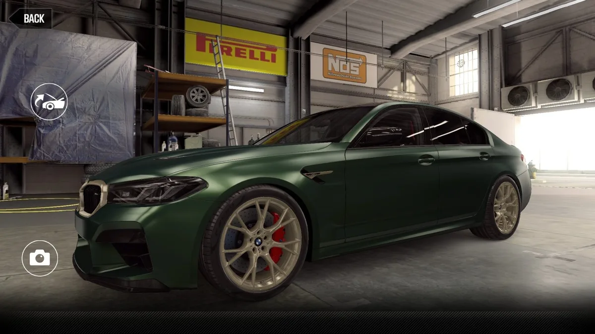 BMW 2021 M5 CS in Frozen Deep Green