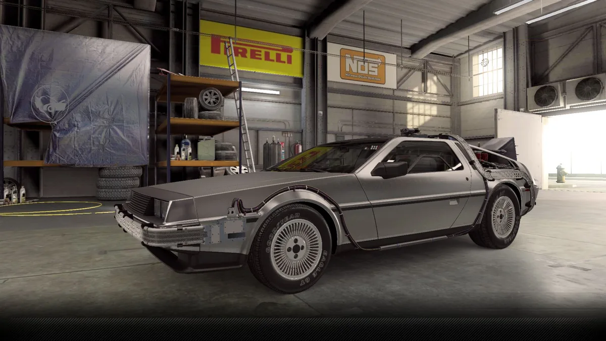 CSR2 DeLorean BTTF 'Time Machine' Purple Stars Car