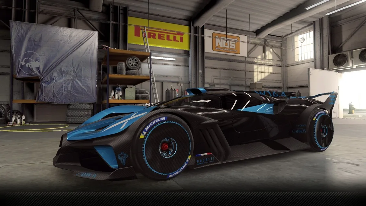 CSR2 Bugatti Bolide Agile Bleu Purple Stars Car