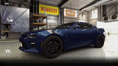 Chevrolet Camaro SS (2016) - Maxed CSR2 Car HyperBlue
