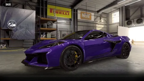 CSR2 Chevrolet Corvette ZR1 (C8) Purple Stars Car