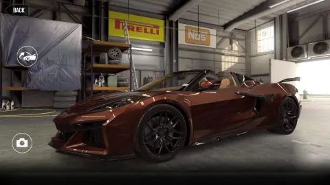 CSR2 Chevrolet 2023 Corvette Z06 Convertible Season 185 Prize Car
