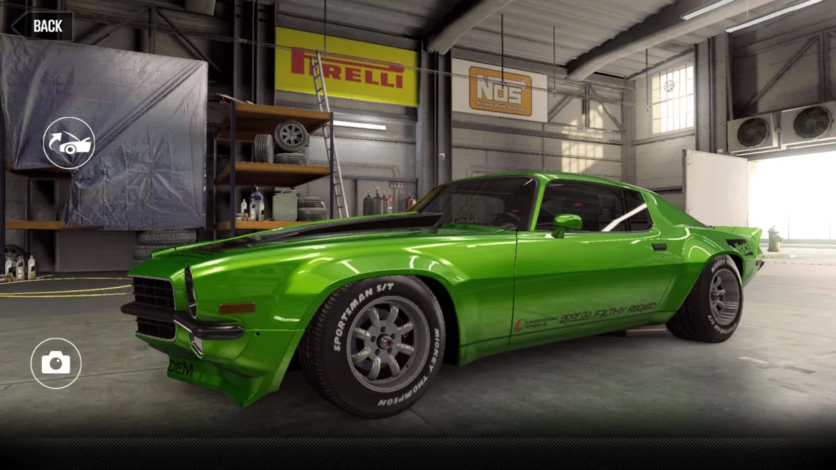 CSR2 Chevrolet Rocket Bunny Camaro Z28 Purple Stars Car