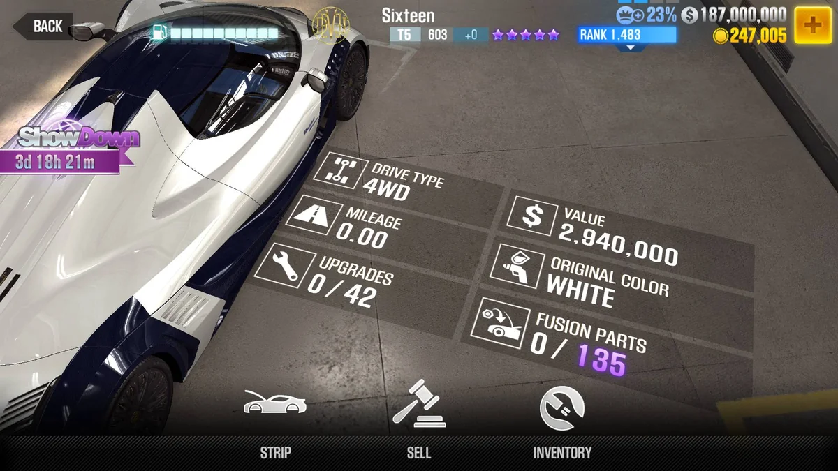 Devel Sixteen CSR2 fusion parts and tune setup