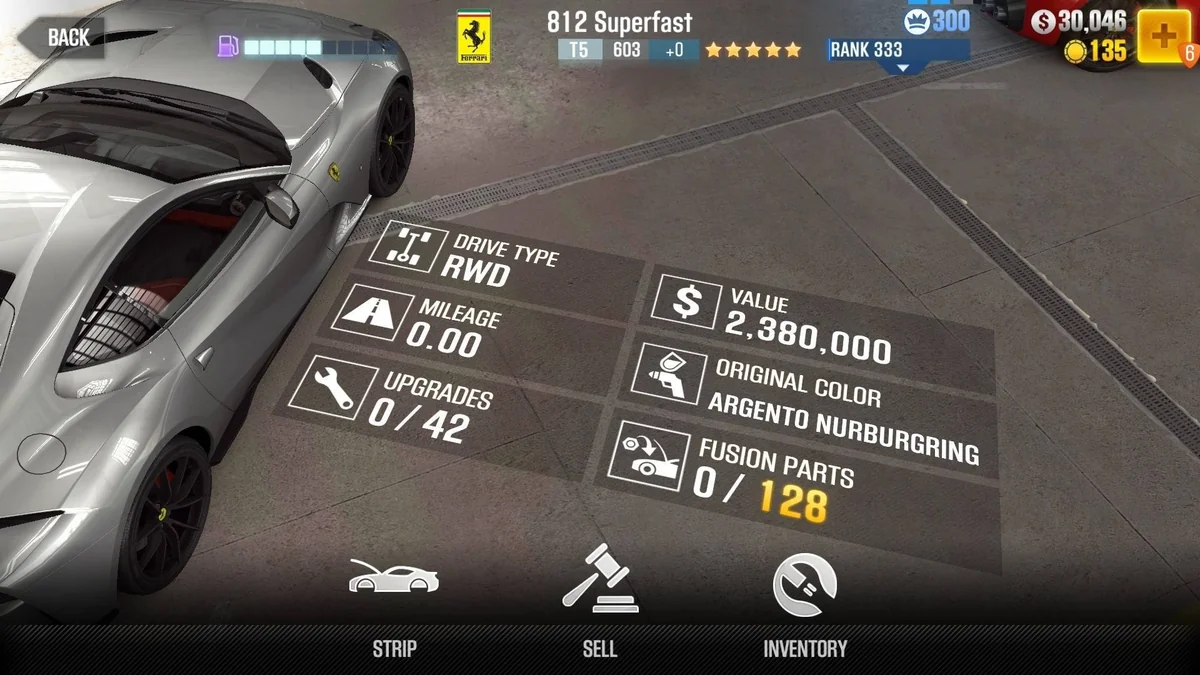 Ferrari 812 Superfast CSR2 fusion parts and tune setup