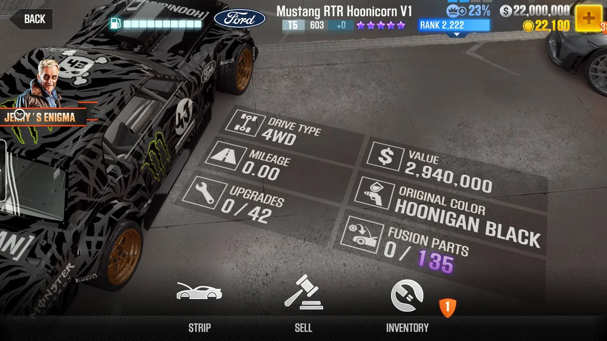 Ford Mustang RTR Hoonicorn V1 CSR2 fusion parts and tune setup