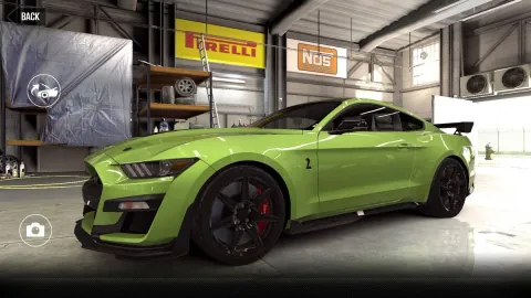 Ford Mustang Shelby GT500 (2019) - Maxed CSR2 Car Ford Shelby GT500 (GrabberLime) 3