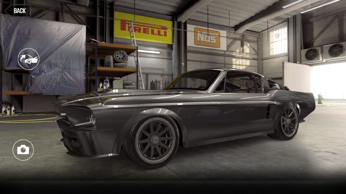 CSR2 Ford Weaver Customs Mustang Fastback 'Shotgun' Purple Stars Car
